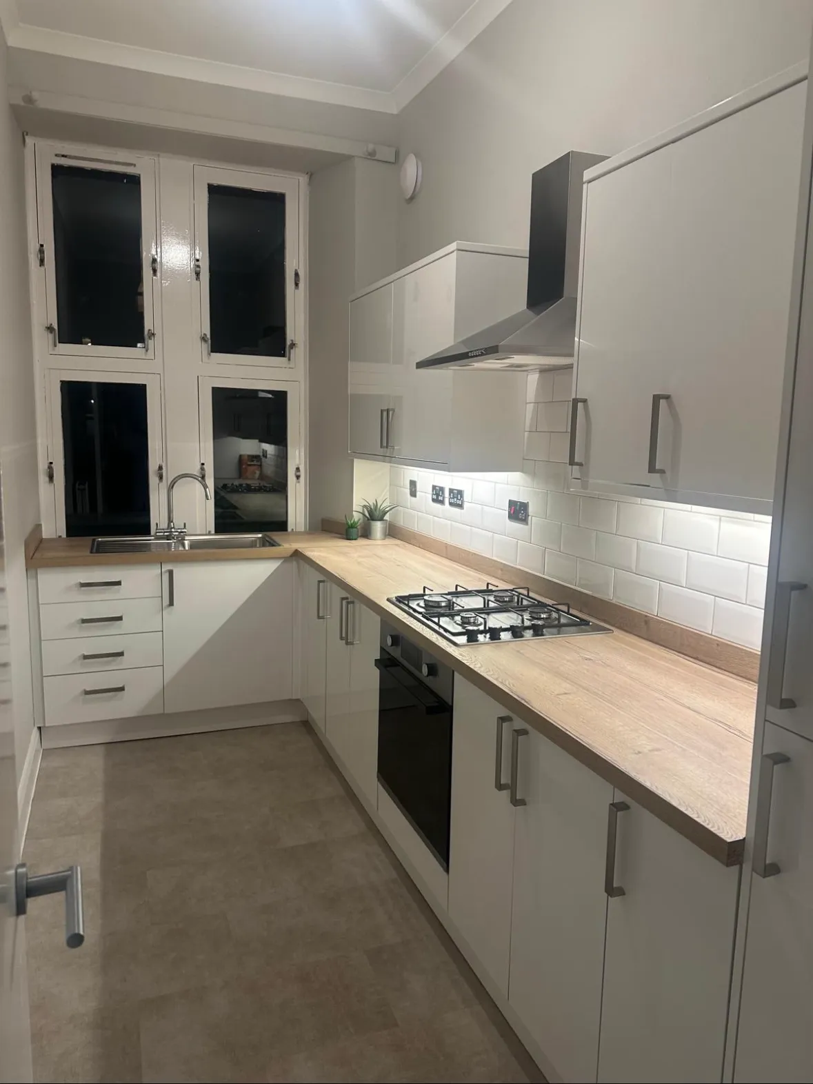Front Row Electrical - Property Refurbishment Dumbarton Road Kitchen